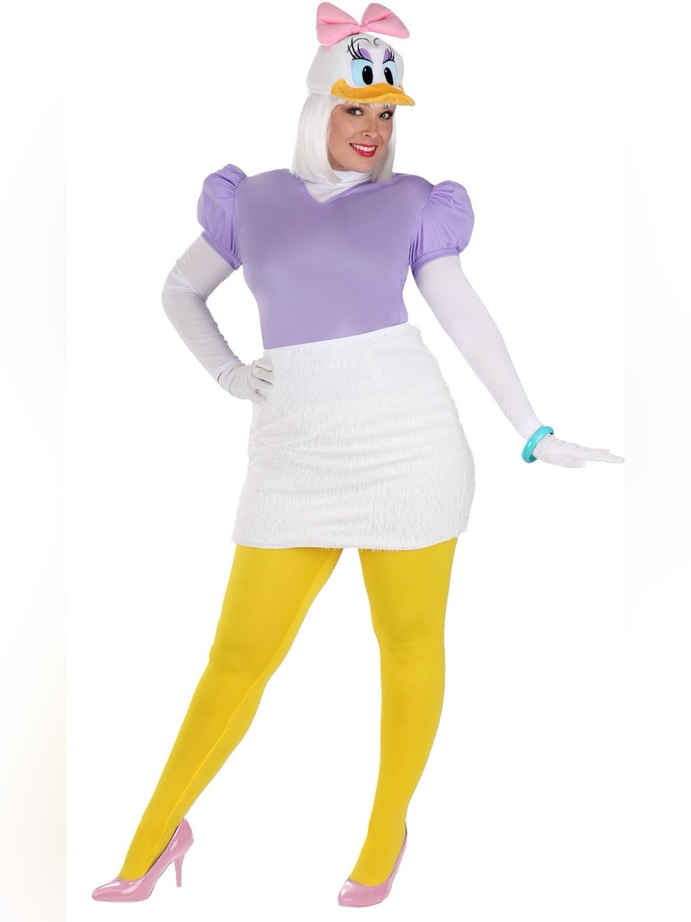 NWT Disney women’s plus size Daisy Duck Halloween cosplay costume 3X